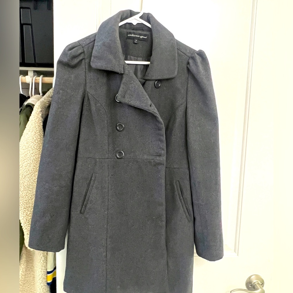 Grey Peacoat